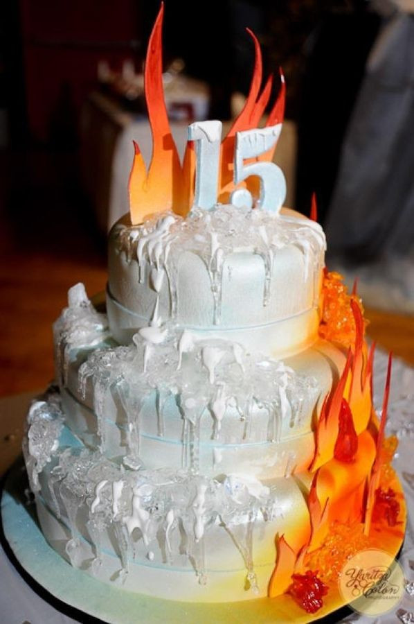 Birthday Cake On Fire
 337 best images about Hot Cakes on Pinterest