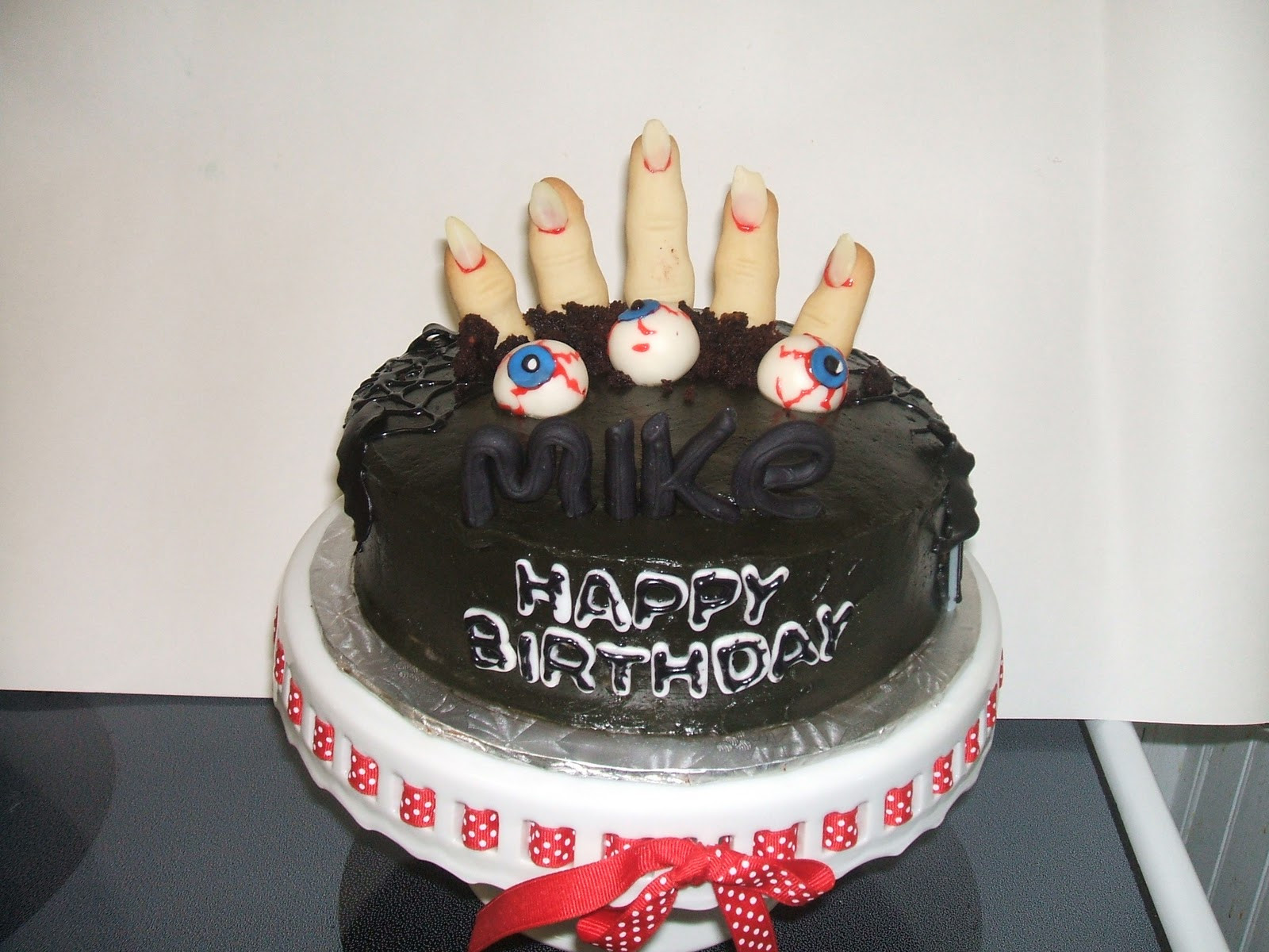 Birthday Cake Pic
 Cakes by Pauline Halloween birthday cake and