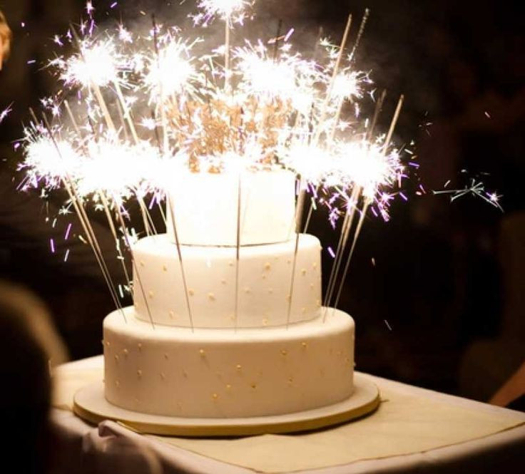 Birthday Cake Sparklers
 Make your wedding cake really stand out with Cake Safe