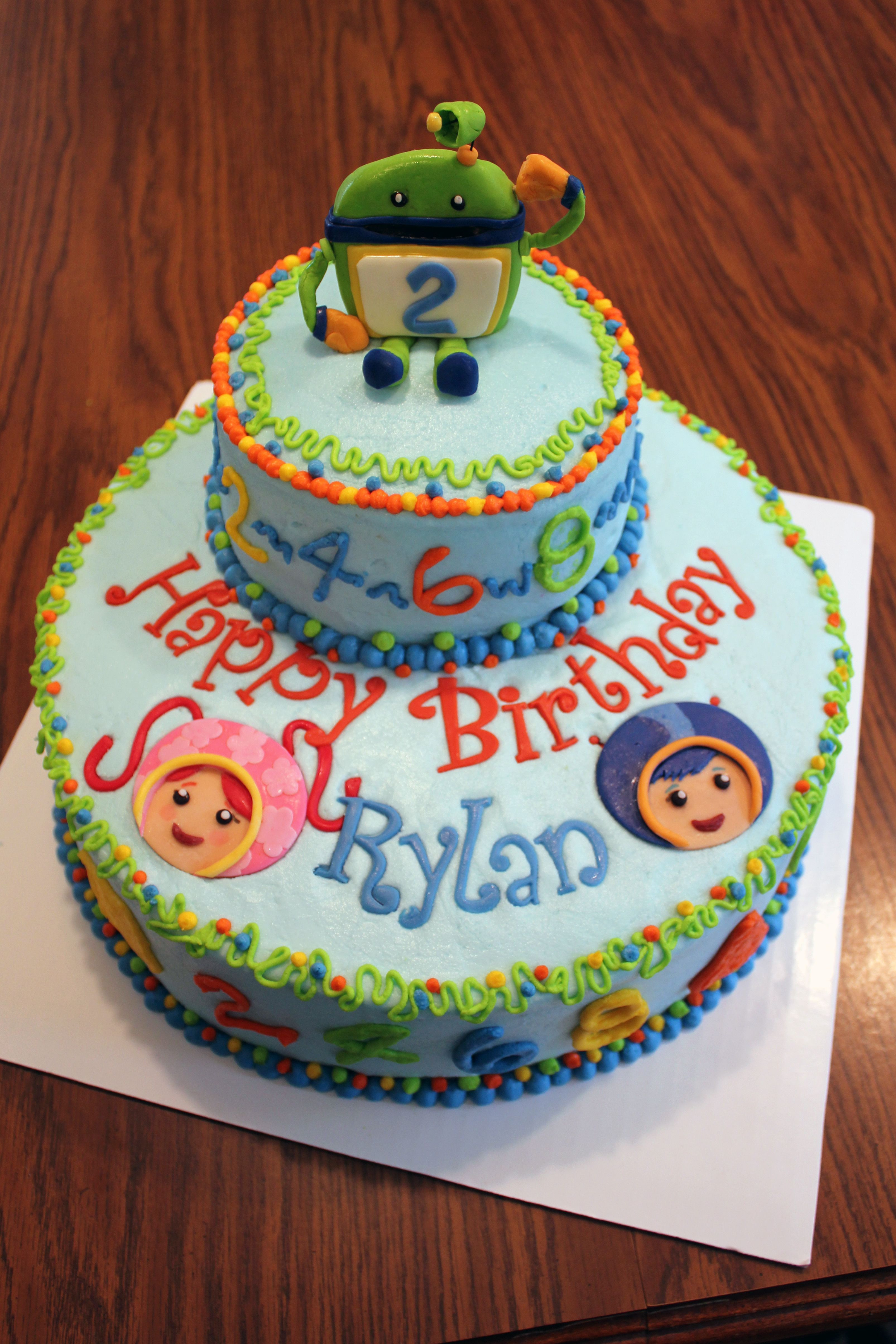 Birthday Cake With Name
 Team Umizoomi birthday cake Look at the name on the cake