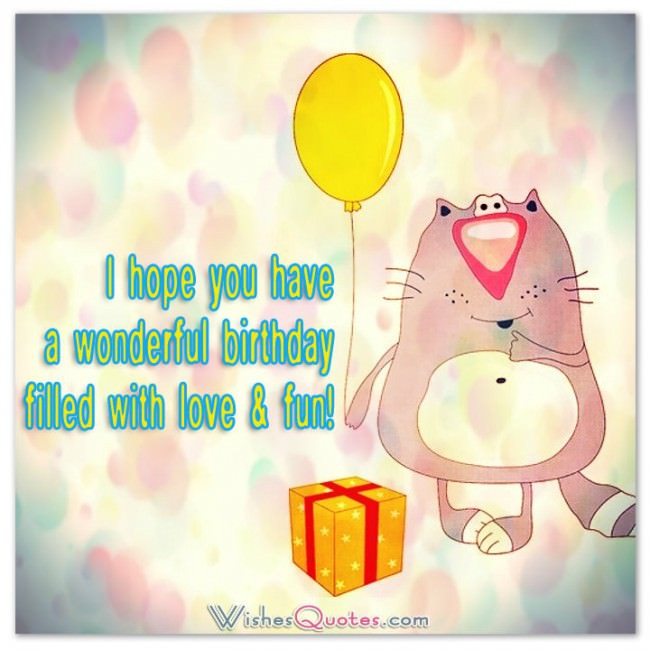 Birthday Card Ecard
 Happy Birthday Greeting Cards – WishesQuotes