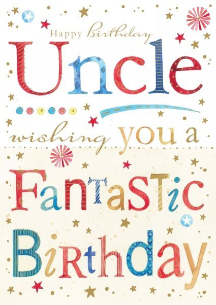 Birthday Card For Uncle
 25 Best Ideas about Happy Birthday Uncle on Pinterest