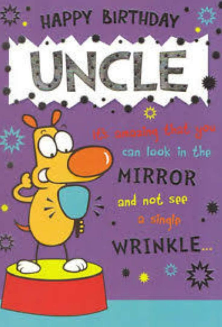 Birthday Card For Uncle
 Best 25 Happy birthday uncle ideas on Pinterest