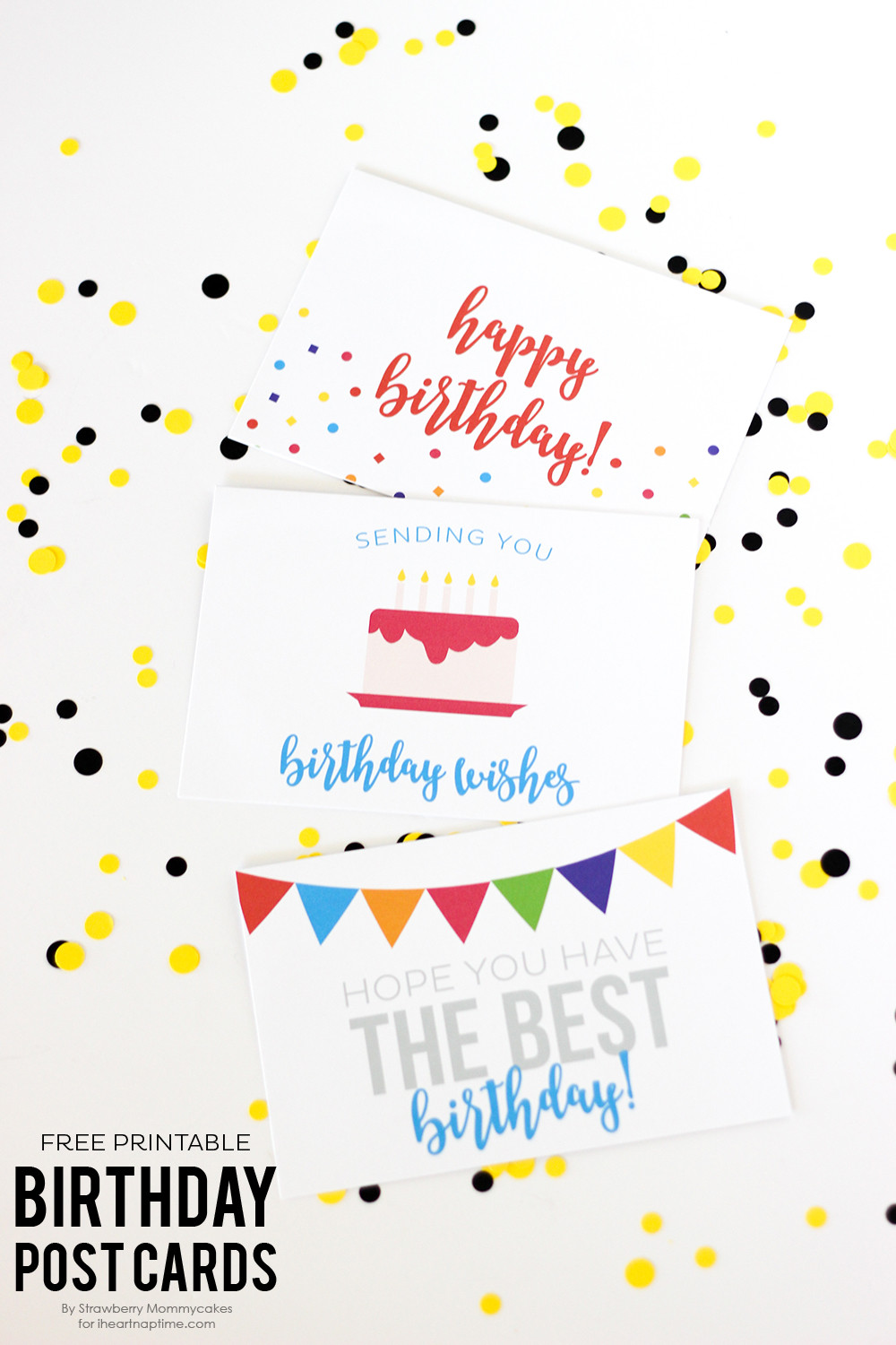 Birthday Card Printouts
 Free Birthday Printables Eighteen25