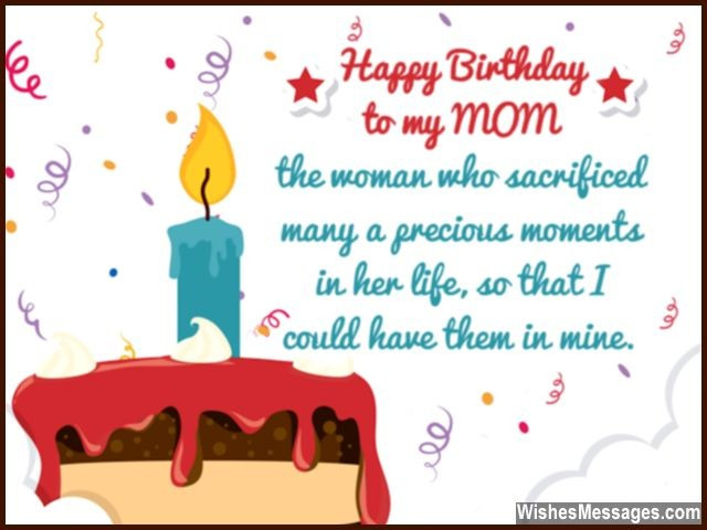 Birthday Card Quotes For Mom
 Birthday Wishes for Mom Quotes and Messages