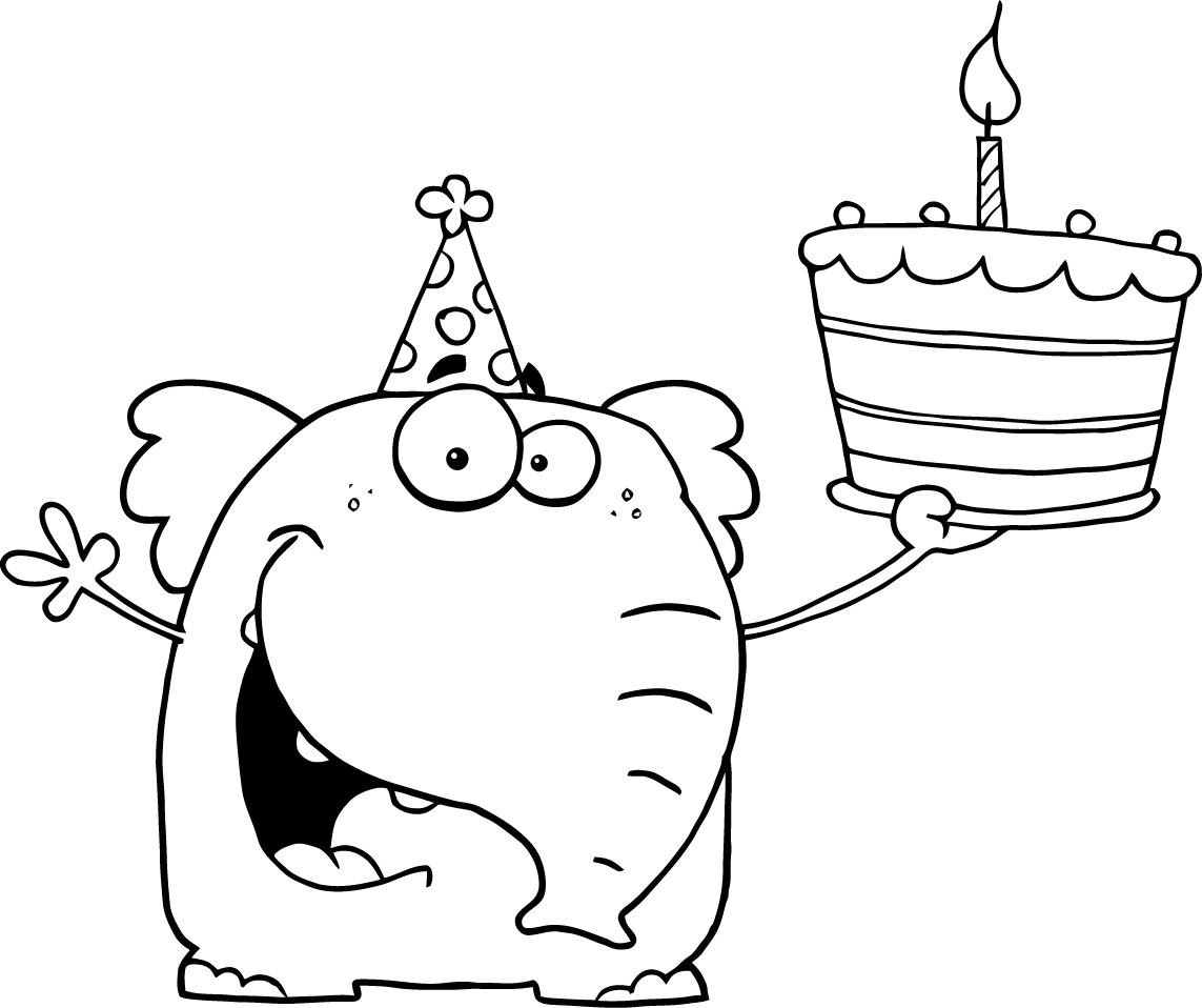 Birthday Coloring Pages For Boys
 Boy Birthday Coloring Pages