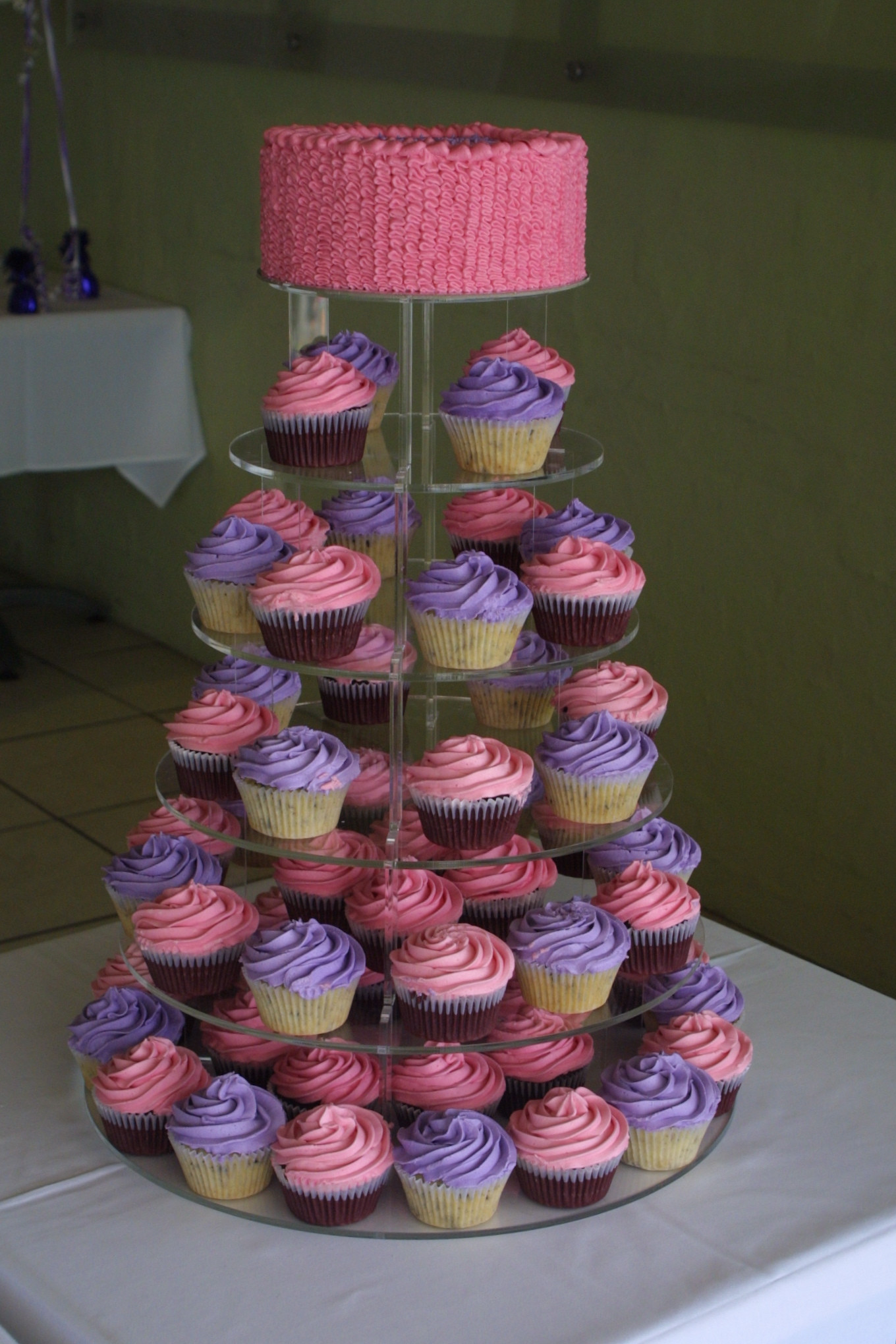 Birthday Cupcake Decorations
 Pretty in Pink & Purple