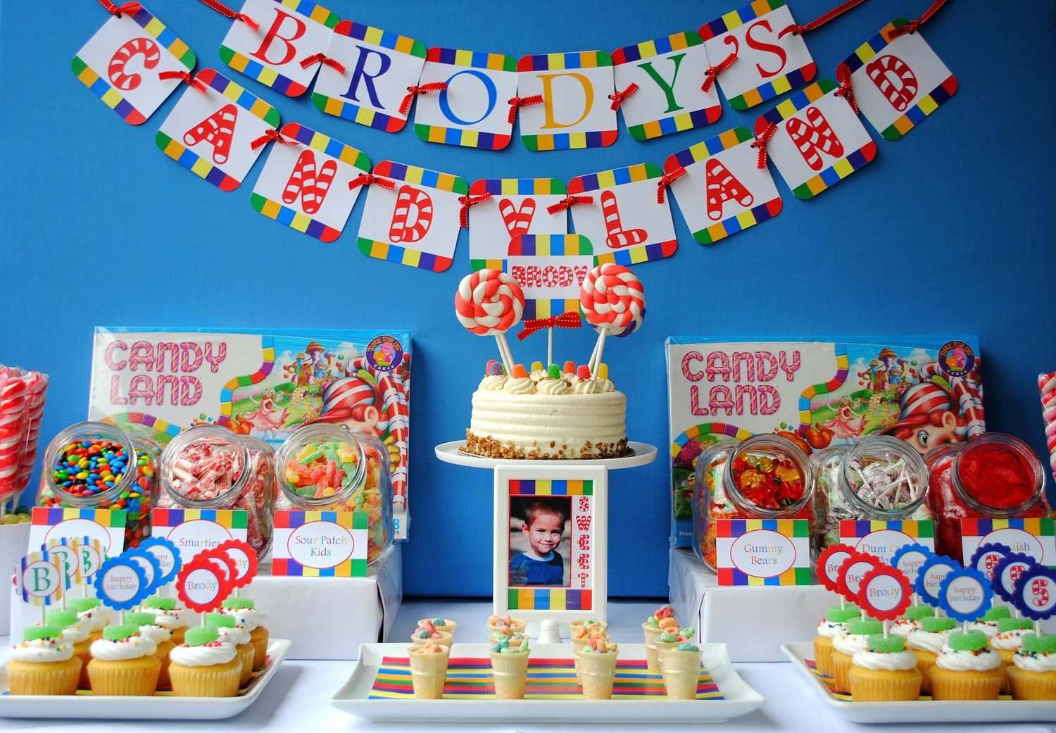 Birthday Decorations For Kids
 Candyland Birthday Printable Personalized Banner