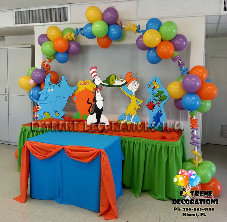Birthday Decorations For Kids
 Dr Seuss Party Theme Ideas