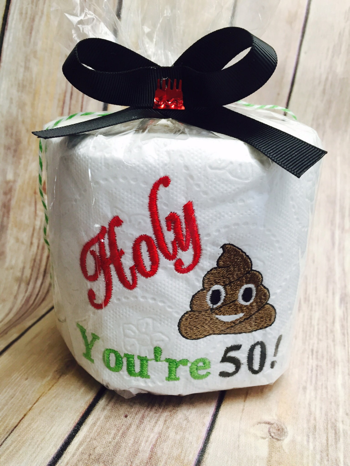 Birthday Gag Gifts For Him
 Gag t Birthday t Embroidered Toilet Paper Holy