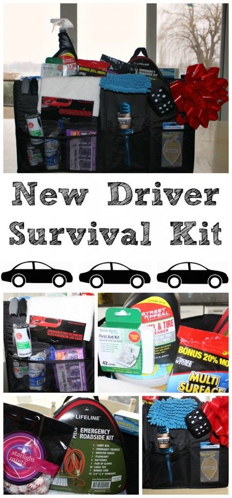 Birthday Gift Ideas 16 Year Old Boy
 New driver survival a great DIY t for your new driver