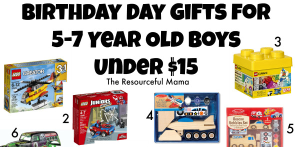 Birthday Gift Ideas For 5 Year Old Girl
 Birthday Gifts for 5 7 Year Old Boys Under $15 The