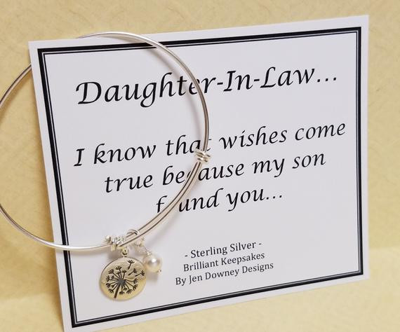Birthday Gift Ideas For Daughter In Law
 Daughter In Law Gift Idea Wishes e True Sterling Silver