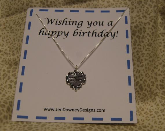 Birthday Gift Ideas For Daughter In Law
 Daughter In Law Birthday Gift Necklace by BrilliantKeepsakes