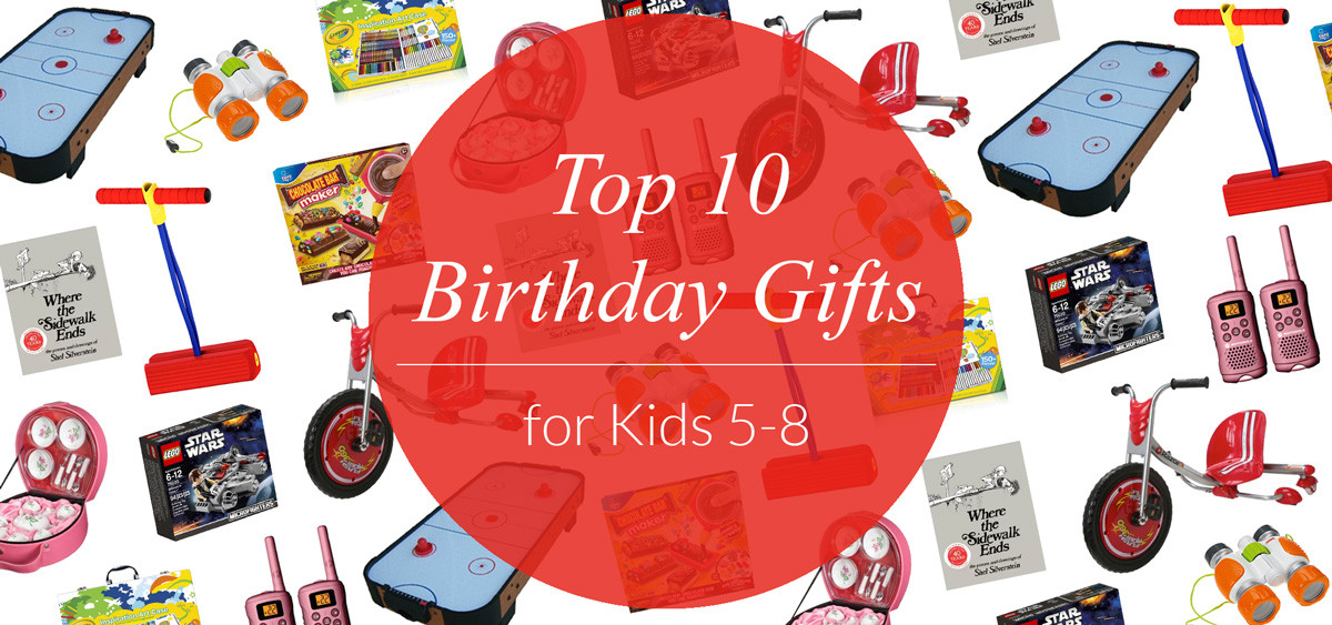 Birthday Gift Ideas For Kids
 Top 10 Birthday Gifts for Kids Ages 5 8 Evite