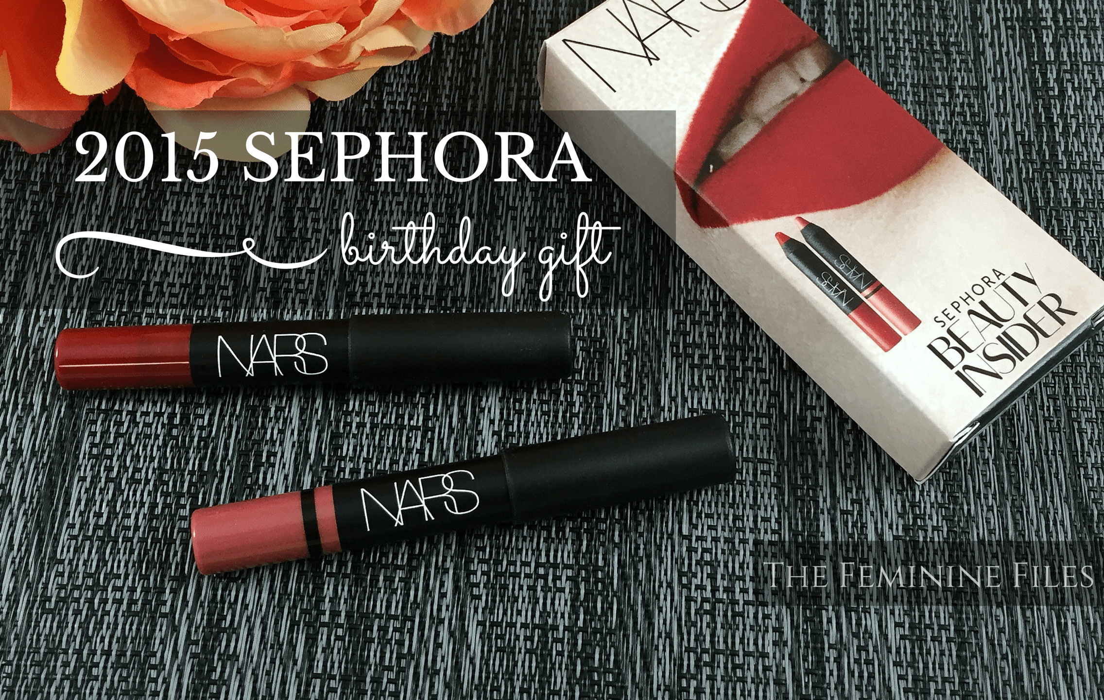 Birthday Gifts 2015
 2015 Sephora Birthday Gift NARS Lip Pencils The