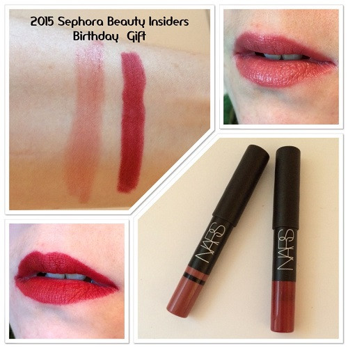Birthday Gifts 2015
 Review 2015 Sephora Beauty Insiders Birthday Gift NARS