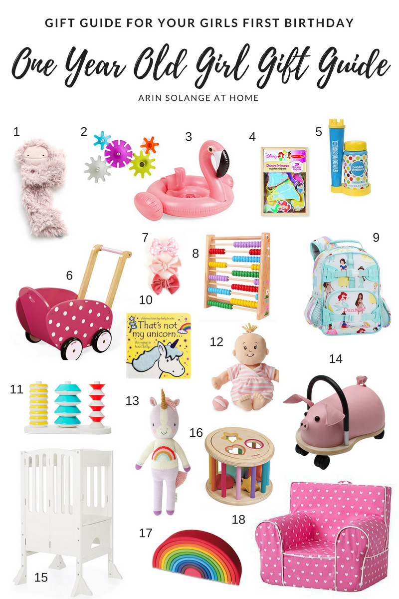 Birthday Gifts For Girl
 e Year Old Girl Gift Guide arinsolangeathome