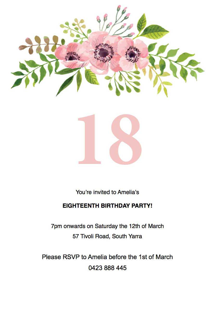 Birthday Invitations Templates
 Birthday Party Invitations