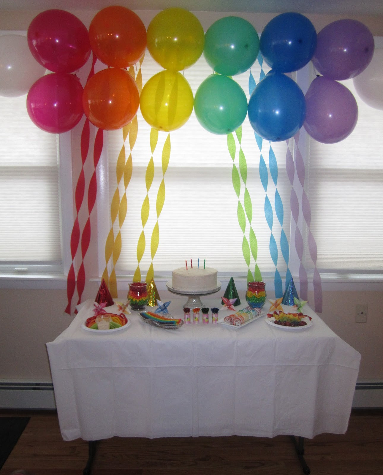 Birthday Party Decoration Ideas Simple
 Creative Food Rainbow Party