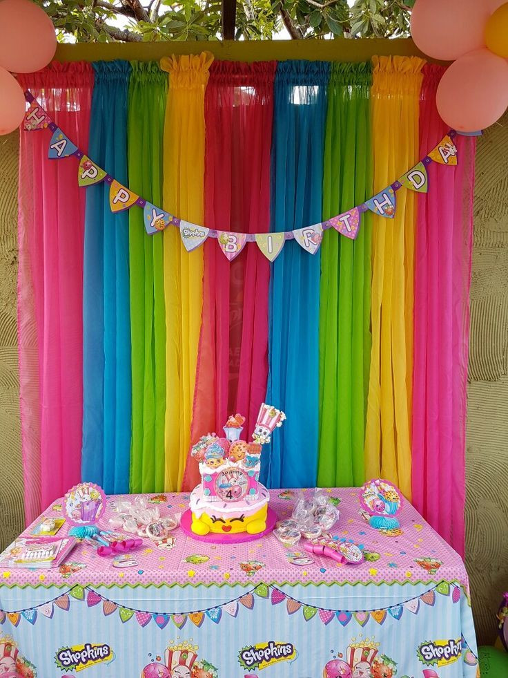 Birthday Party Decoration
 Pin by Rose Wines Arellano on Shopkins party ideas