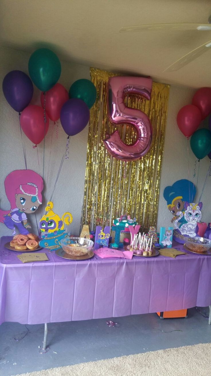 Birthday Party Decoration
 Shimmer and Shine Birthday Party Parties