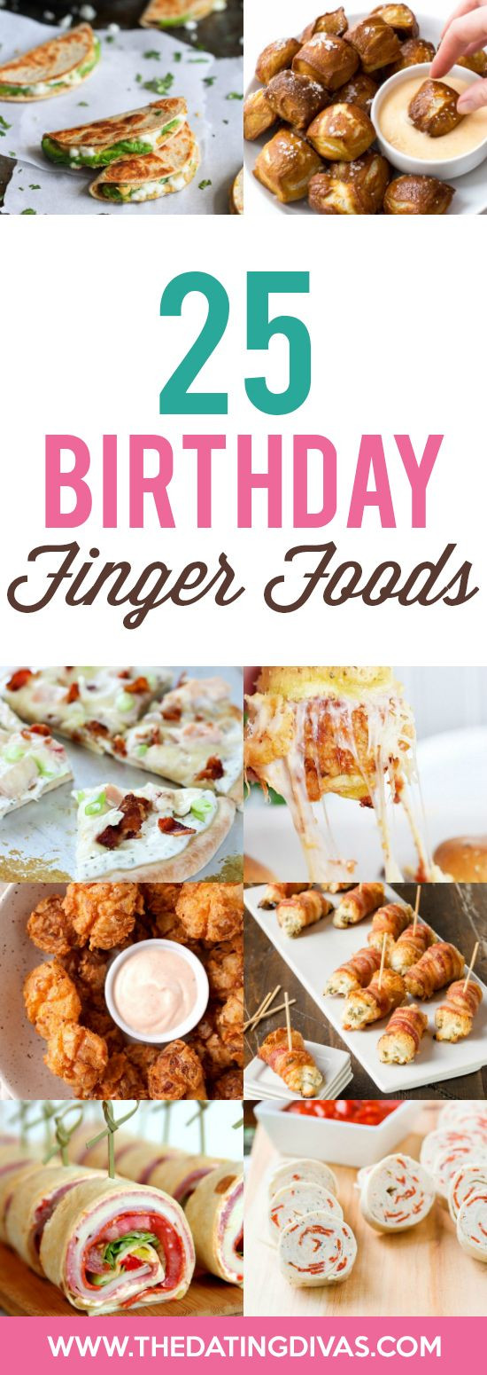 Birthday Party Food Ideas For Adults
 Best 25 Birthday party appetizers ideas on Pinterest