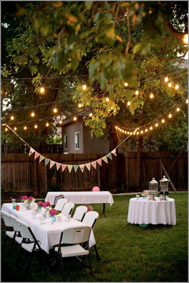Birthday Party Ideas Backyard
 Backyard Party Ideas For Adults