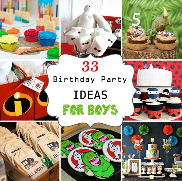 Birthday Party Ideas For 3 Year Old Boy
 33 Awesome Birthday Party Ideas for Boys