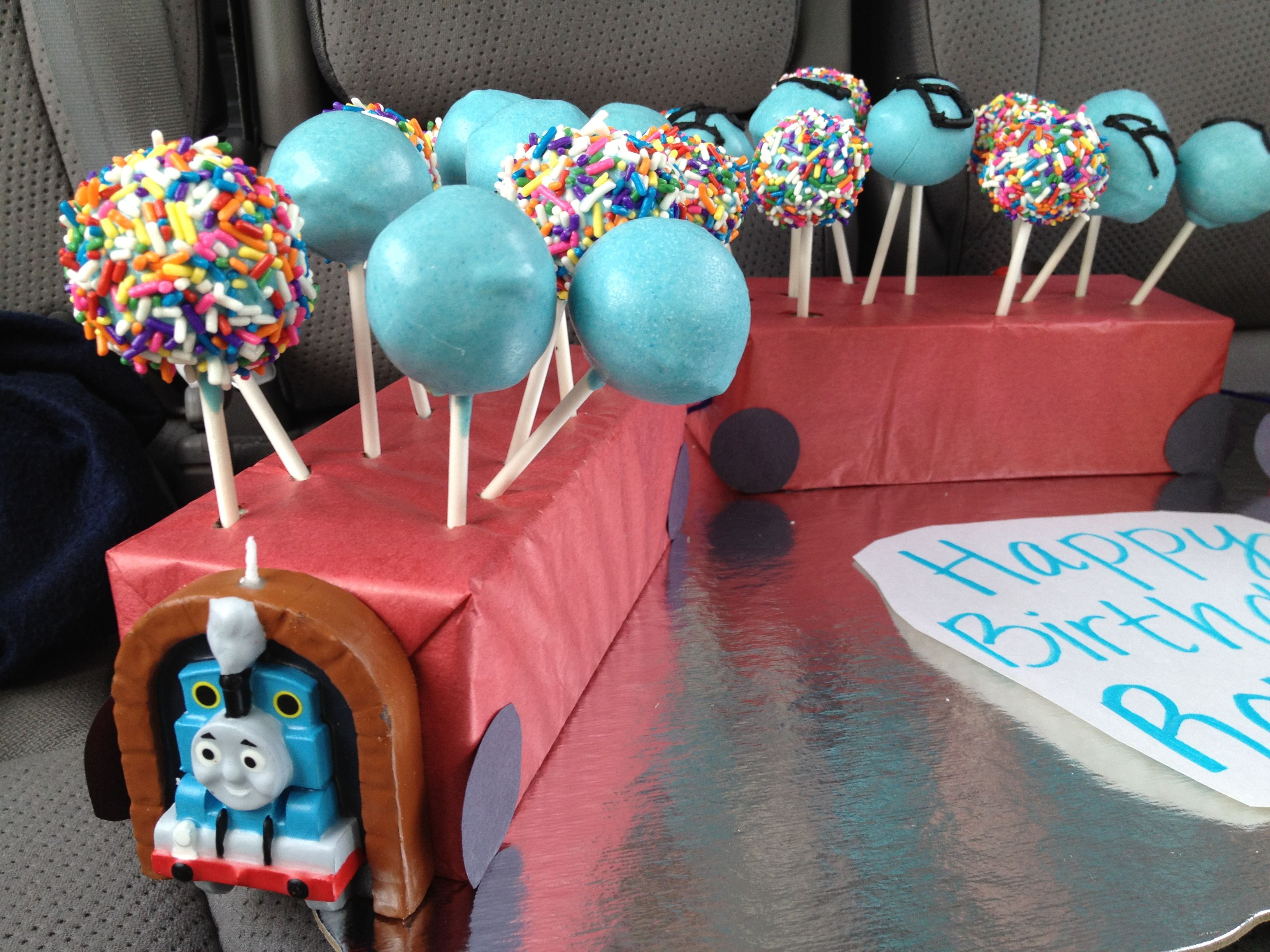 Birthday Party Ideas For 3 Year Old Boy
 Cake Pops for 4 year old boy s birthday