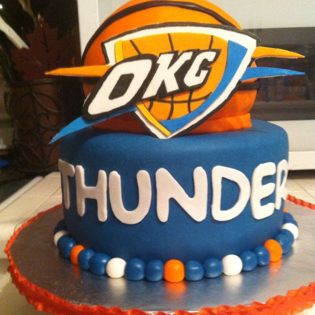 Birthday Party Ideas Okc
 okc thunder cakes