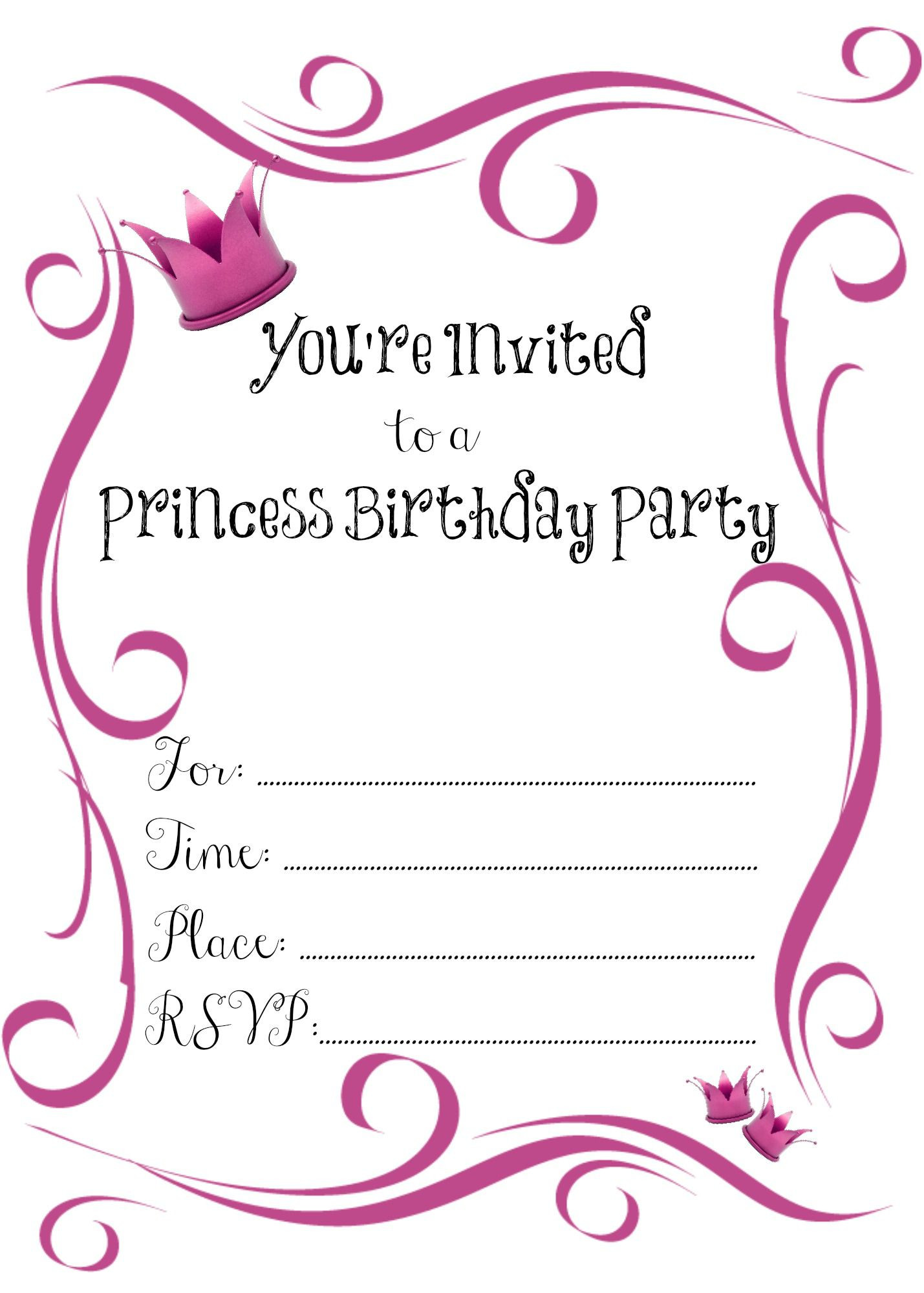 Birthday Party Invitations Free
 21 Kids Birthday Invitation Wording That We Can Make