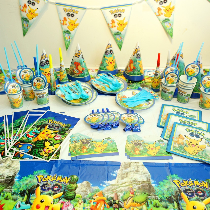 Birthday Party Stores
 New pokemon party supplies for children birthday party