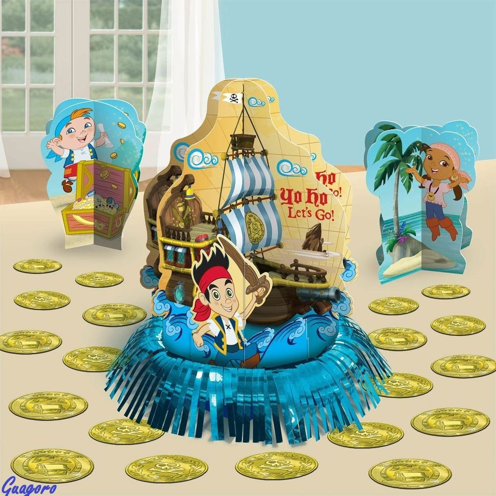 Birthday Party Stores
 JAKE AND THE NEVER LAND PIRATES CENTERPIECE BIRTHDAY