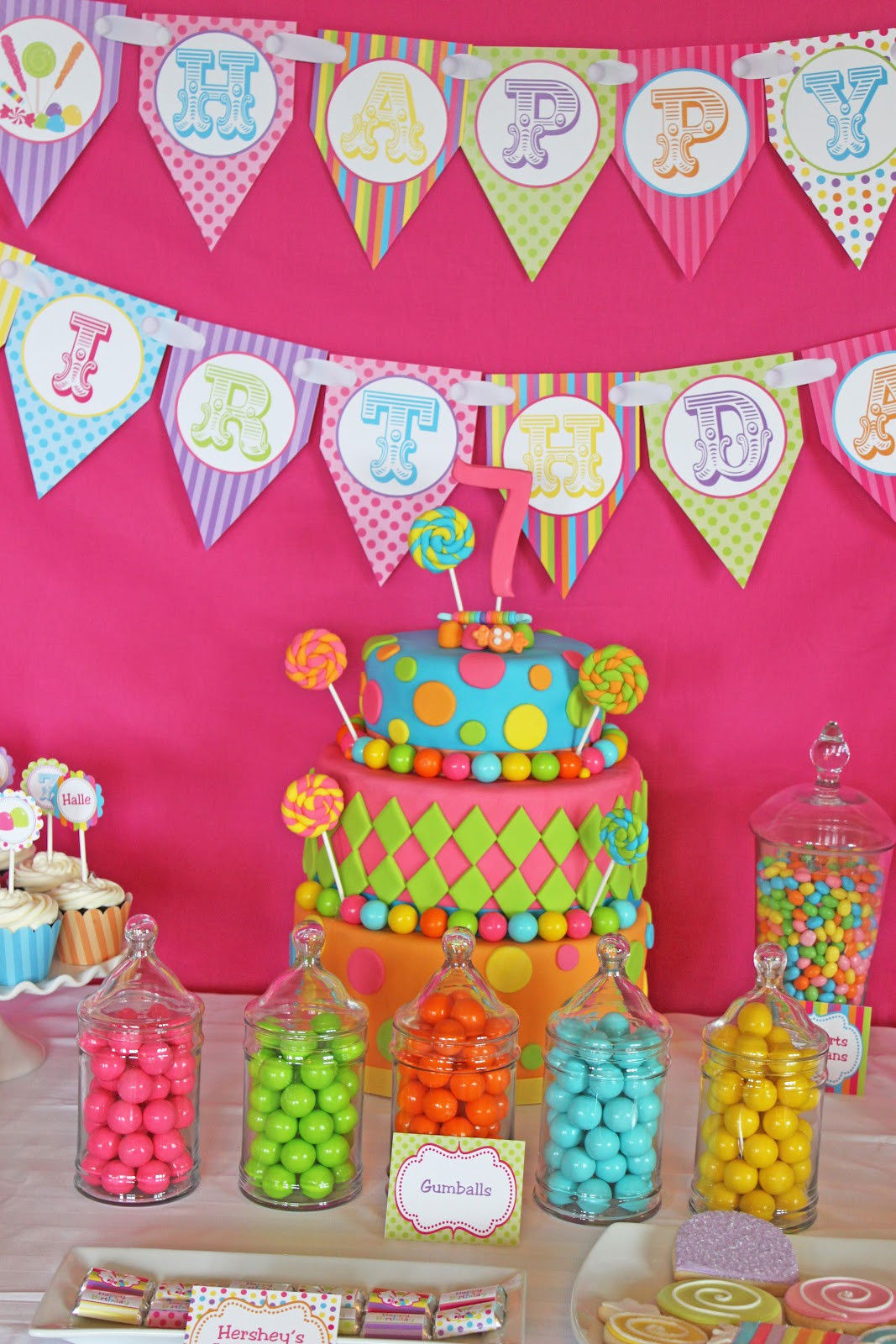 Birthday Party Stores
 Halle’s 7th Candy Shoppe Birthday Party