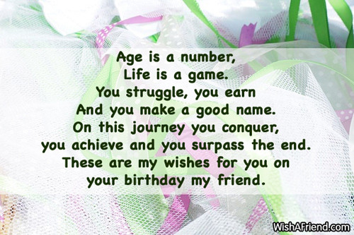 Birthday Quotes For A Good Friend
 Friends Birthday Sayings