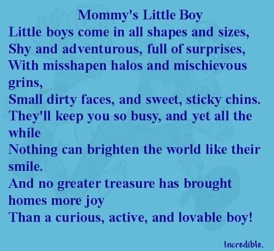 Birthday Quotes For Little Boy
 Mommys Little Boy Quotes QuotesGram