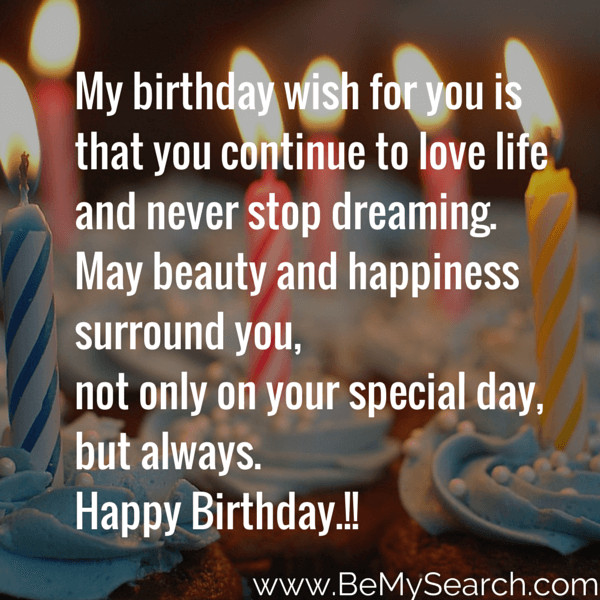 Birthday Quotes For Loved Ones
 Best Birthday Quotes for your loved ones – BeMySearch