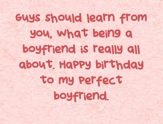 Birthday Quotes For Your Boyfriend
 Happy Birthday To My Boyfriend Quotes QuotesGram