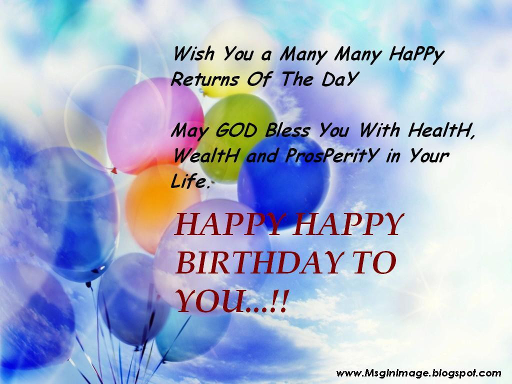 Birthday Quotes To Me
 of Happy Birthday Quotes Message Message In Image