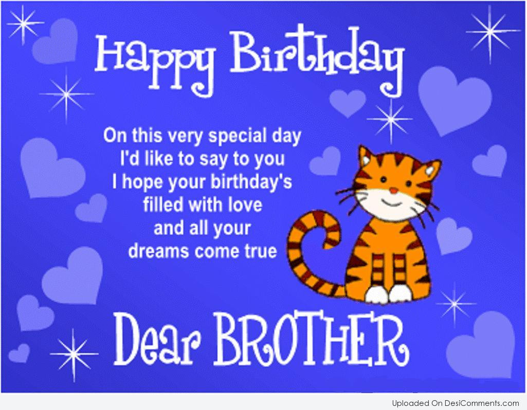 Birthday Quotes To Me
 Birthday Wishes for Brother Graphics for