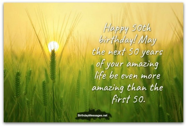 Birthday Wishes For 50 Year Old
 50th Birthday Wishes Birthday Messages for 50 Year Olds