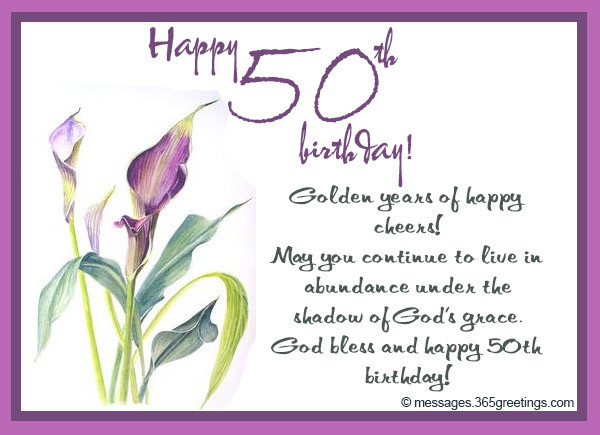 Birthday Wishes For 50 Year Old
 50th Birthday Wishes and Messages 365greetings