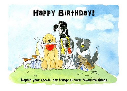Birthday Wishes For Dog Lovers
 Birthday Wishes For A Dog Lover