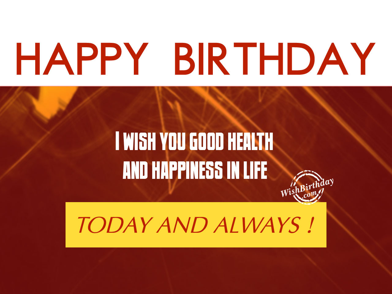 Birthday Wishes For Good Health
 Birthday Wishes With Blessings Birthday