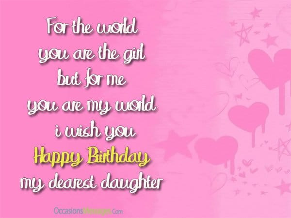 Birthday Wishes For Mother From Daughter
 Birthday Wishes for Daughter from Mom Occasions Messages