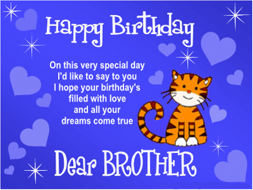 Birthday Wishes To Brother
 Happy Birthday Wishes Quotes SMS Messages ECards