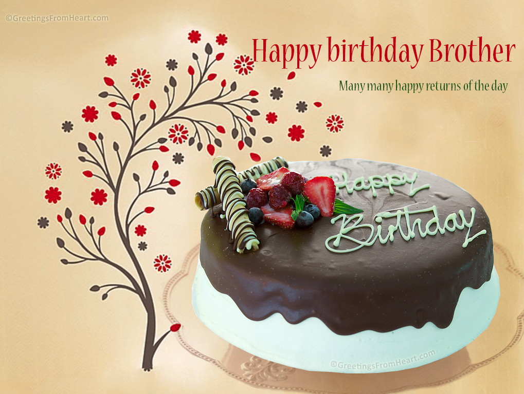 Birthday Wishes To Brother
 happy birthday brother