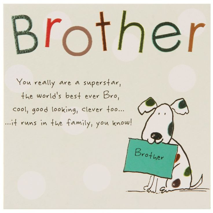 Birthday Wishes To Brother
 brother birthday cards Google Search CARDS