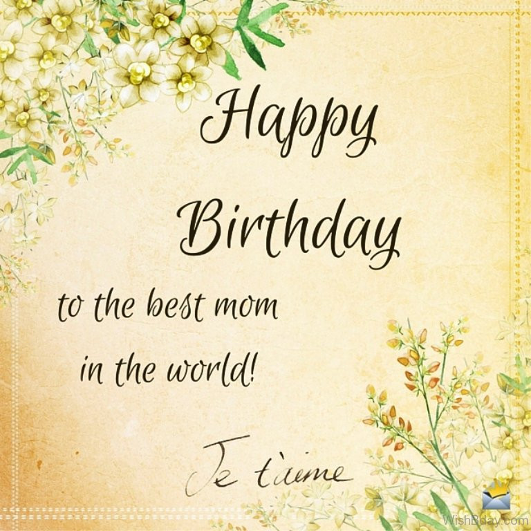 Birthday Wishes To Mom
 50 Birthday Wishes For Mom